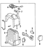 8713860220 - HVAC: Resistor for Toyota: 4Runner, Land Cruiser, Pickup Image