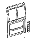 6396361060 - Body: Inner Side Panel for Mercedes-Benz Image