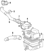 1780170010 - : Air Filter for Toyota: 4Runner, Cressida, Pickup, Van Image