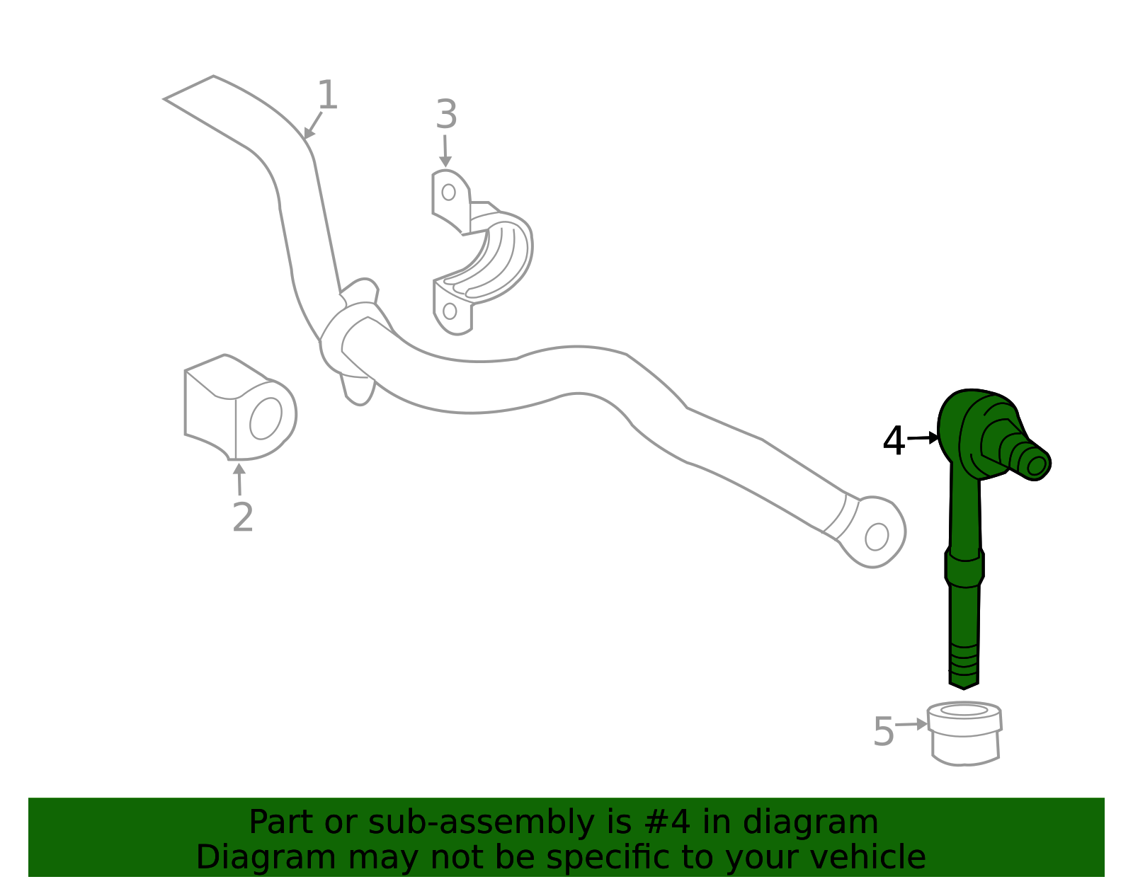 2008-2018 Toyota RAV4 Stabilizer Link 48830-42022 | Toyota Parts