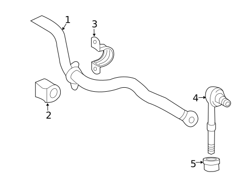 Stabilizer Bar & Components for 2014 Toyota RAV4 #2