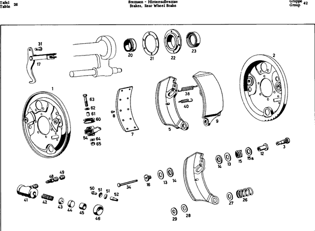 1804201317 - : Brake Anchor for Mercedes-Benz Image