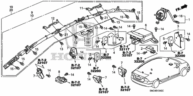SRS Unit for 2006 Honda Civic #0
