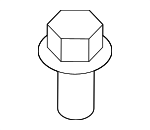 9046706155 - Body: Kick Panel Front Clip for Toyota: Echo, RAV4, RAV4 Prime, Sequoia, Sienna, Tacoma, Tundra Image