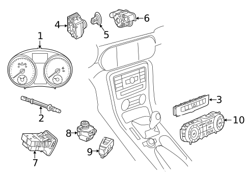 Controls for 2019 Mercedes-Benz SLC43 AMG #0