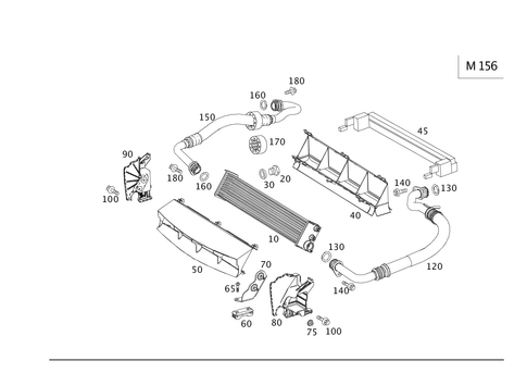 Oil Cooler for 2012 Mercedes-Benz C 350 #0