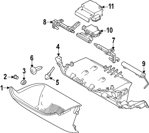 Glove Box for 2025 Volvo EX30 #0