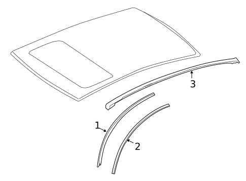 Exterior Trim - Roof for 2004 Audi A8 Quattro #0