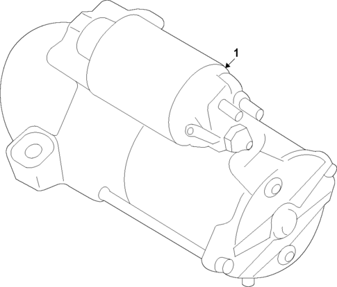 Starter for 2025 Lincoln Nautilus #1
