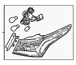92401J0010 - Electrical: Tail Lamp Assembly for Hyundai: Accent Image