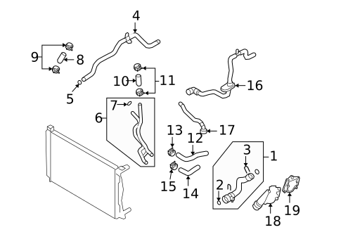 Water Pump for 2007 Audi A4 Quattro #2