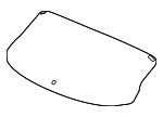 732113BH305 - : Lift Gate Glass for Acura Image