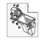 172016MAJ01 - Engine: Air Cleaner Body for Honda Image