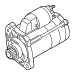 6M911024 - Electrical: Starter for Audi Image