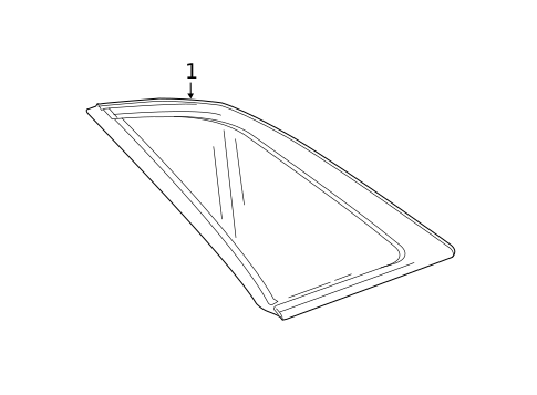 Glass & Hardware for 2018 Cadillac XT5 #0