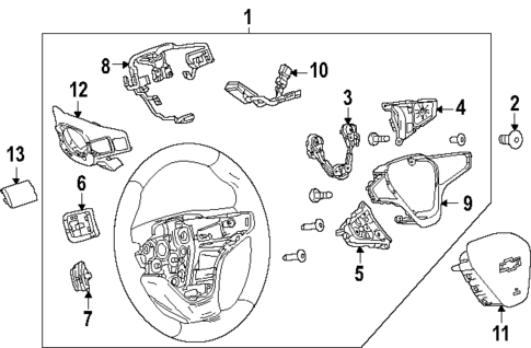 Steering Wheel & Trim for 2025 Chevrolet Suburban #4