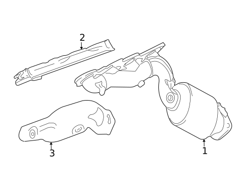 Exhaust Manifold for 2015 Lexus LS600h #0