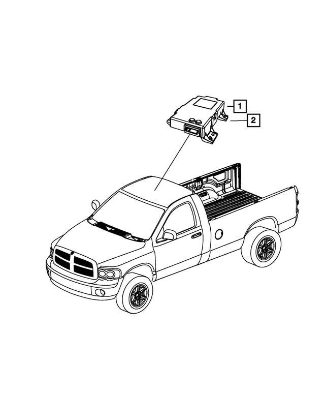68105821AB - Electrical: Compass Module for Mopar Image image