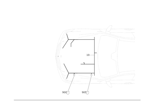 Engine Cable Harness, Body Mounted for 2020 Mercedes-Benz S63 AMG #0