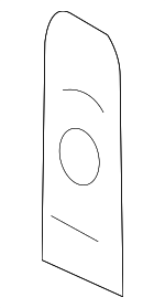 4M0804497B - Body: Filler Panel Insulator for Audi: Q7, Q8, RS Q8, SQ7, SQ8 Image