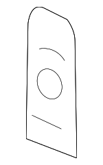 4M0804499B - Body: Filler Panel Insulator for Audi: Q7, Q8, RS Q8, SQ7, SQ8 Image