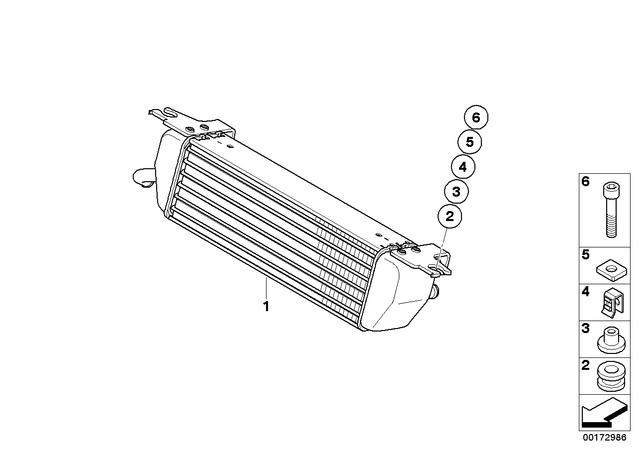 17217677364 - : Oil Cooler for BMW-Motorrad Image