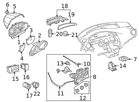 Ignition Lock for 2012 Mazda 3 #1