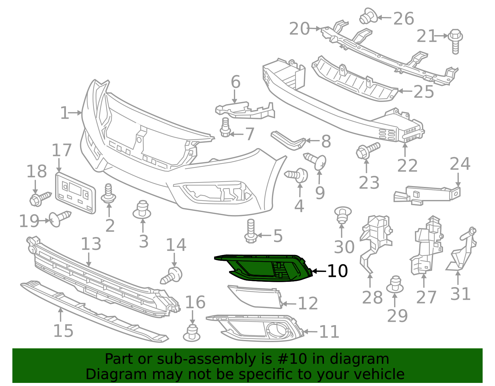 2020-2021 Honda Civic 20-21 Honda Civic Hatchback Right Front