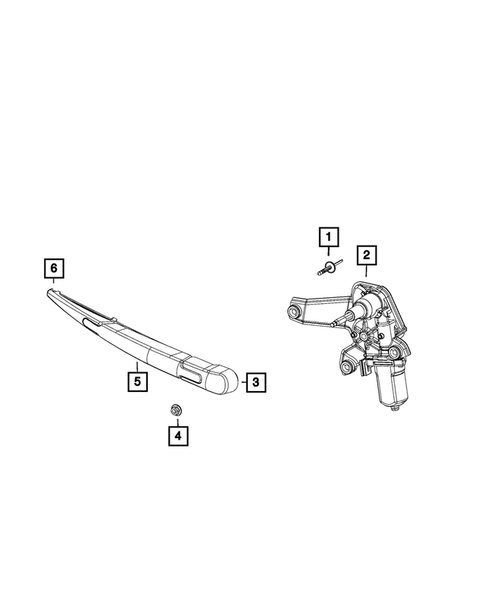 Wiper and Washer System for 2017 Jeep Compass #2