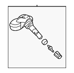 529333N000 - Electrical: TPMS Sensor for Hyundai: Elantra GT, Equus, Genesis Coupe, Santa Fe, Santa Fe Sport Image