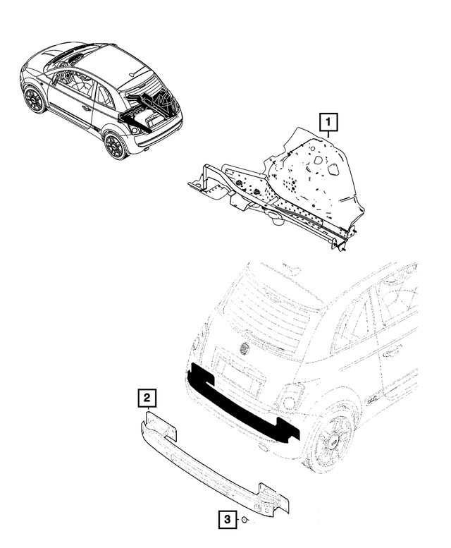 « 68656137AA –  : Plancher Traverse, Côté Droit pour Mopar Image »