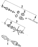 26000388 - Suspension: Axle Assembly for Buick: Century, Electra, LeSabre | Chevrolet: Celebrity, Lumina APV | Oldsmobile: 98, Cutlass Ciera, Cutlass Cruiser, Delta 88, Silhouette | Pontiac: 6000, Bonneville, Trans Sport Image