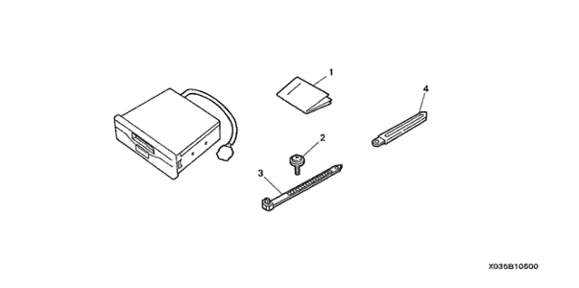 Cassette Player for 2007 Honda Element #0