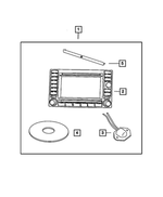 56038646AM - Mopar Accessories - Component Parts: Am/fm Cd W/nav/dvd &amp; Cd-ctrl Radio for Mopar Image