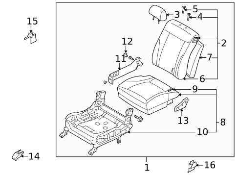 Power Seats for 2005 Kia Amanti #2