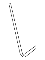 65245CA000 - Body: Quarter Glass Molding for Subaru: BRZ Image