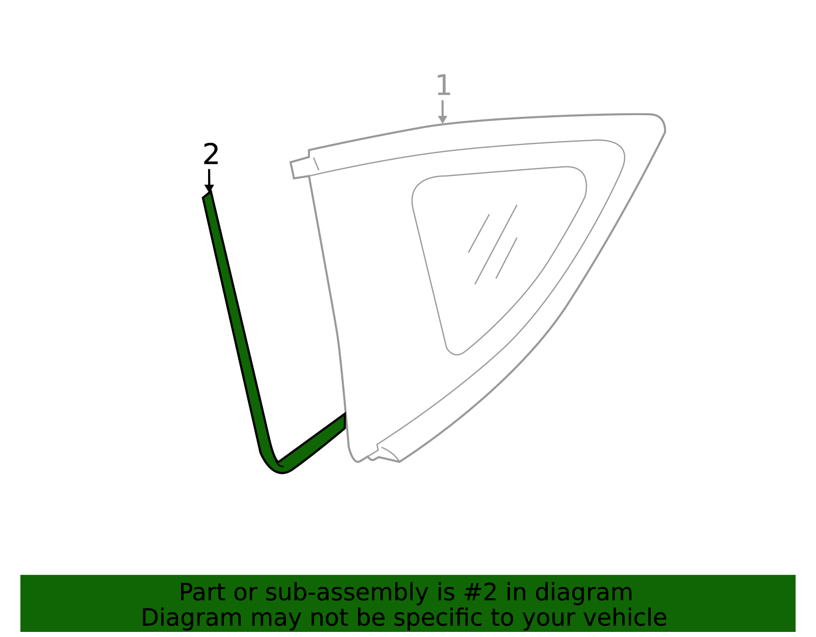 2013-2020 Subaru BRZ OEM NEW 13-20 Subaru BRZ Dam Rubber Quarter Panel ...