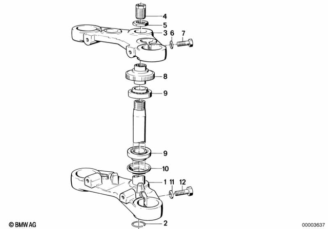 7119933533 - Front Axle, Front Suspension: Snap Ring - A28 for BMW-Motorrad Image