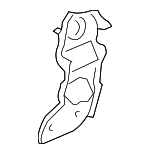 89041873 - Body: Bracket for Chevrolet: Equinox | Pontiac: Torrent Image