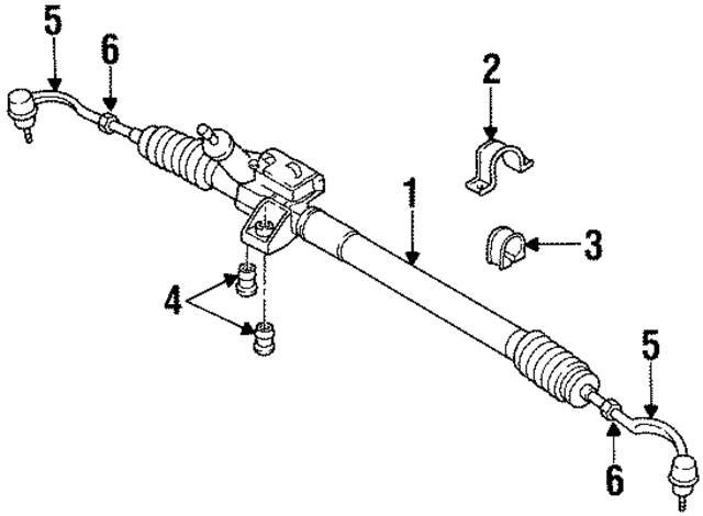 4656156AB - : Rack And Pinion Assembly for Mopar Image