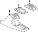191863241ACLY5 - Body: Console for Volkswagen: Jetta Image