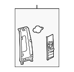 6241033200E2 - Body: Upper Center Pillar Trim for Toyota Image image