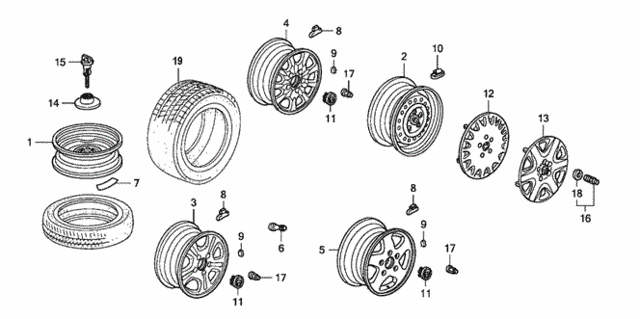 Wheel Disk for 2007 Honda Accord #0