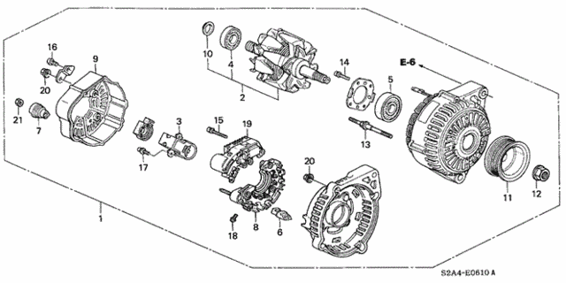 Alternator (Denso) for 2003 Honda S2000 #0