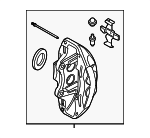 34116891307 - Brakes: Caliper for BMW: X5, X7 Image