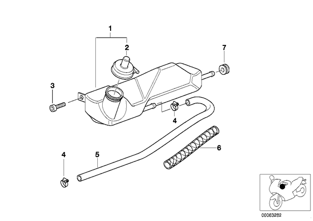 17117659618 - : Clamp - Nw=14mm for BMW-Motorrad Image