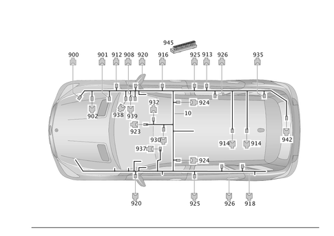 Frame Floor System Main Wiring Harness for 2014 Mercedes-Benz ML350 #0