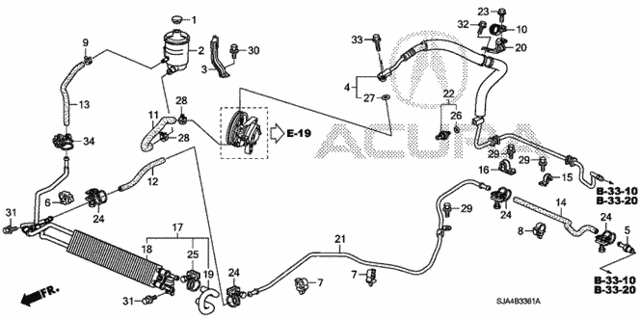 P.S. Lines (2) for 2011 Acura RL #0