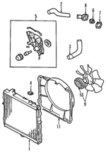 K01215200A - : Radiator Assembly for Kia: Sportage Image