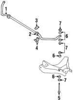 5461331G00 - : Stabilizer Bar Bushing for Nissan Image